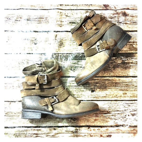 miz mooz savvy buckle bootie